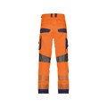 Produktbild von Dassy® - Odessa Sommer Warnschutzhose mit Kniepolstertaschen, neonorange/dunkel