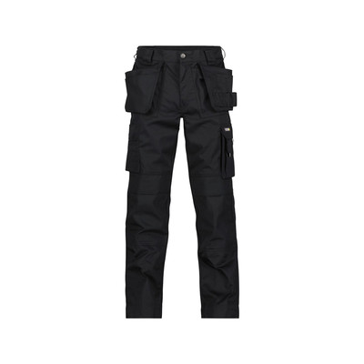 Dassy Oxford Arbeitshose Mit Holstertaschen Und Kniepolstertaschen, Schwarz, Schrittlänge Standard, Größe 48