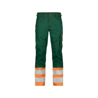 Produktbild von Dassy® - Phoenix Warnschutzhose, flaschengrün/neonorange, Schrittlänge Standard