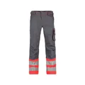 Produktbild von Dassy® - Phoenix Warnschutzhose, zementgrau/neonrot, Schrittlänge Minus, Größe 