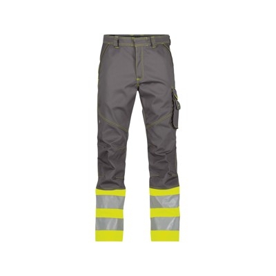 Produktbild von Dassy® - Phoenix Warnschutzhose, zementgrau/neongelb, Schrittlänge Minus, Größe