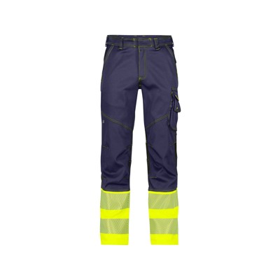 Produktbild von Dassy® - Princeton Stretch-Warnschutzbundhose, Größe 53, DUNKELBLAU/NEONGELB