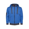 Produktbild von Dassy® - Pulse Sweatshirt-Jacke, azurblau/anthrazit, Größe M