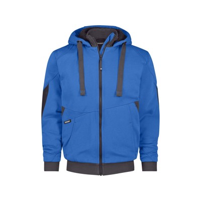 Produktbild von Dassy® - Pulse Sweatshirt-Jacke, azurblau/anthrazit, Größe M