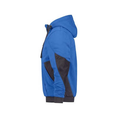Produktbild von Dassy® - Pulse Sweatshirt-Jacke, azurblau/anthrazit, Größe M