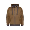 Produktbild von Dassy® - Pulse Sweatshirt-Jacke, lehmbraun/anthrazit, Größe 3XL