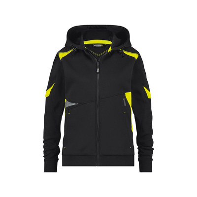 Dassy Logix - Santos Hoody Für Frauen, Schwarz/warngelb, Größe M