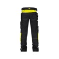 Produktbild von Dassy® - LOGIX - SHANGHAI Arbeitshose, schwarz/warngelb, Kurzgröße, Größe 54