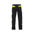 Produktbild von Dassy® - LOGIX - SHANGHAI Arbeitshose, schwarz/warngelb, Kurzgröße, Größe 54