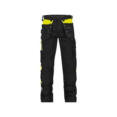 Produktbild von Dassy® - LOGIX - SHANGHAI Arbeitshose, schwarz/warngelb, Größe 54