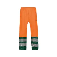 Produktbild von Dassy® - Sola Warnschutz-Regenhose, neonorange/flaschengrün, Schrittlänge Stand