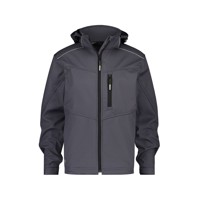 Produktbild von Dassy® - Tavira Softshell-Jacke, zementgrau, Größe 3XL