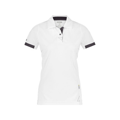 Dassy Traxion Women Poloshirt Für Damen, Weiß/anthrazit, Größe 2XL