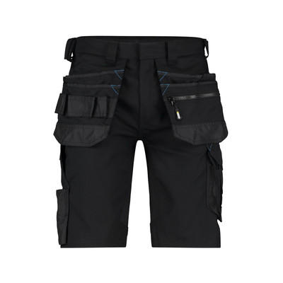Dassy Trix Arbeitsshorts Mit Stretch Und Holstertaschen, Schwarz, Schrittlänge Standard, Größe 67