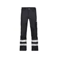 Produktbild von Dassy® - Vegas Arbeitshose mit Reflexstreifen, schwarz, Schrittlänge Standard, 