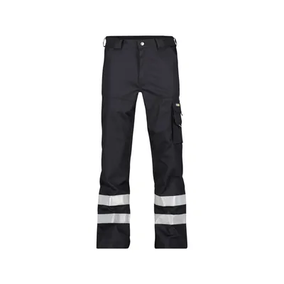 Produktbild von Dassy® - Vegas Arbeitshose mit Reflexstreifen, schwarz, Schrittlänge Standard, 