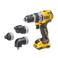 Produktbild von DeWALT - Akku-Bohrschrauber DCD703L2T-QW, 4 Köpfe, 12 Volt