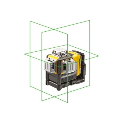 Produktbild von DeWALT - Multilinienlaser DCE089D1G-QW 3x 360°, grün, 10,8V / 2Ah