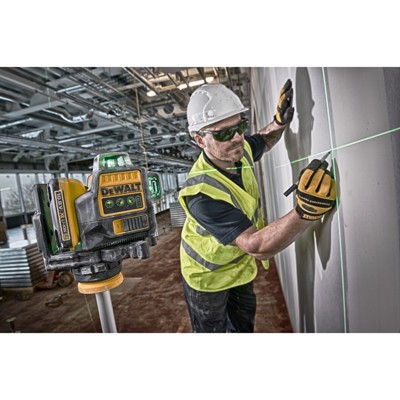 Produktbild von DeWALT - Multilinienlaser DCE089D1G-QW 3x 360°, grün, 10,8V / 2Ah