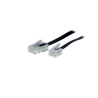 Produktbild von null - Anschlusskabel RJ11/RJ45, 3 m, schwarz