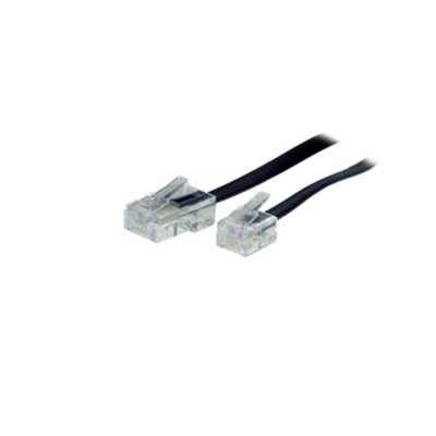 Produktbild von null - Anschlusskabel RJ11/RJ45, 6 m, schwarz