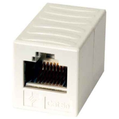 Produktbild von Telegärtner - Doppelkupplung RJ45 Cat. 6 STP, alpinweiß