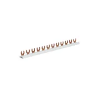 Produktbild von hager - Phasenschiene mit Gabelanschluss 10mm², 1 polig, isoliert