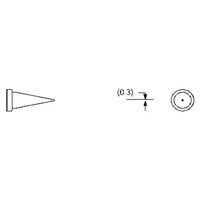 Produktbild von Weller® - Lötspitze LT 1, rund, 2.5mm, 1 Stück