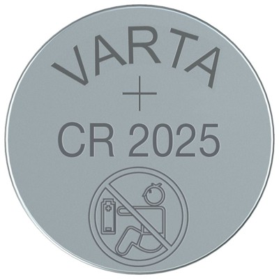 Produktbild von VARTA® - Knopfzelle Lithium, CR2025, 3 V, 170 mAh