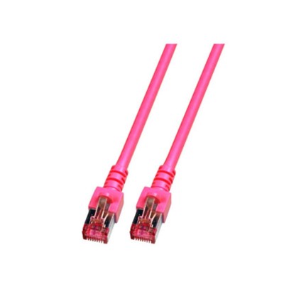 Produktbild von null - Patchkabel Cat. 6, 2x RJ45 mit S/FTP, 1,5m, magenta