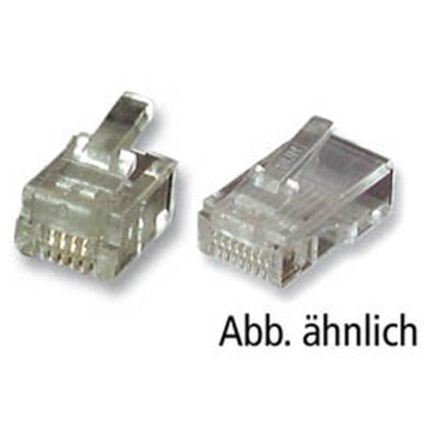 Produktbild von null - Modular-Stecker UTP, RJ45 8(8), transparent