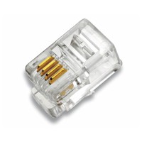 Produktbild von cimco® - Modularstecker RJ10 4/4, ungeschirmt für flexible Leiter, Flach- und R