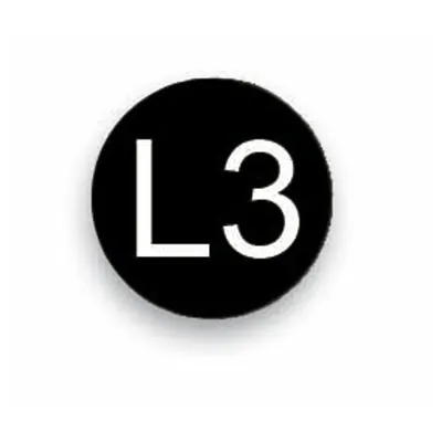 Produktbild von cimco® - Leiterkennzeichnung L 3 schwarz