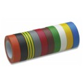 Produktbild von cimco® - Universal-Isolierband, 10 farbig sortiert, LxB 10m x 15mm, PVC-Folie