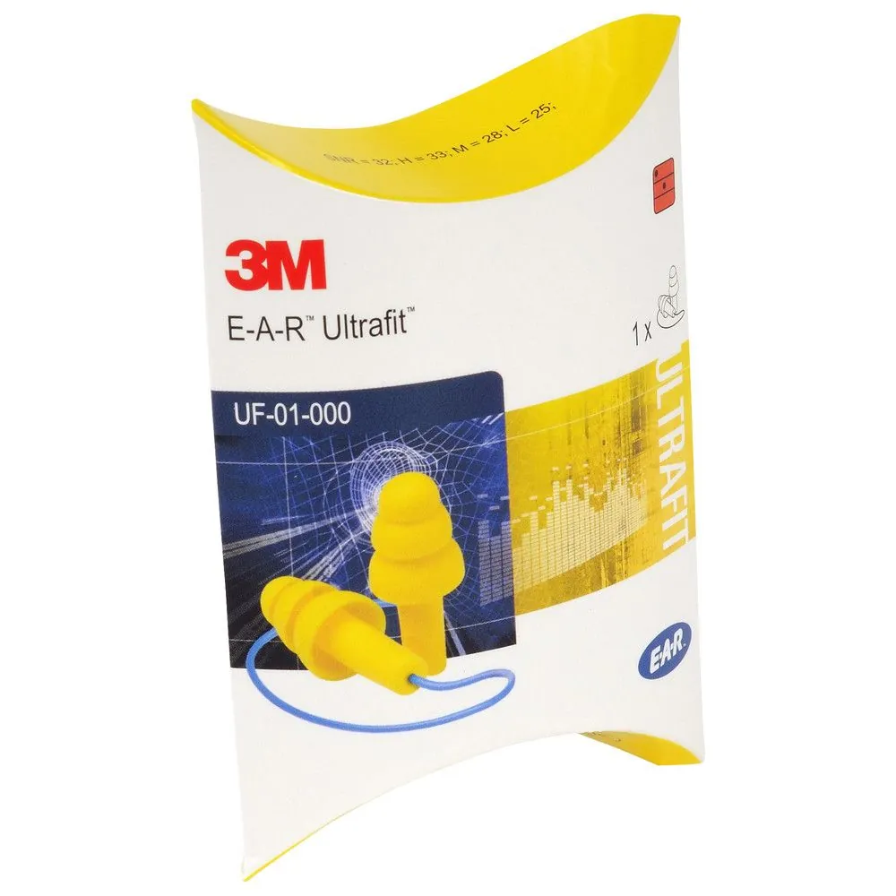 3M Gehörschutzstöpsel EAR Ultrafit mit Kordel Produktbild img2 L