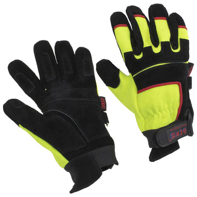 Produktbild von askö® - THL-Handschuh Split Rescue EN 388 EN 407 CAT II, neongelb, Größe 8