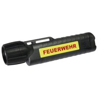 Produktbild von UK - Helmlampe 4AA eLED CPO, TS Heckschalter, schwarz, nachl. Streifen, FEUERWE