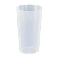 Produktbild von NOBRAND - Becher, Trinkbecher, 300ml, PP/transparent