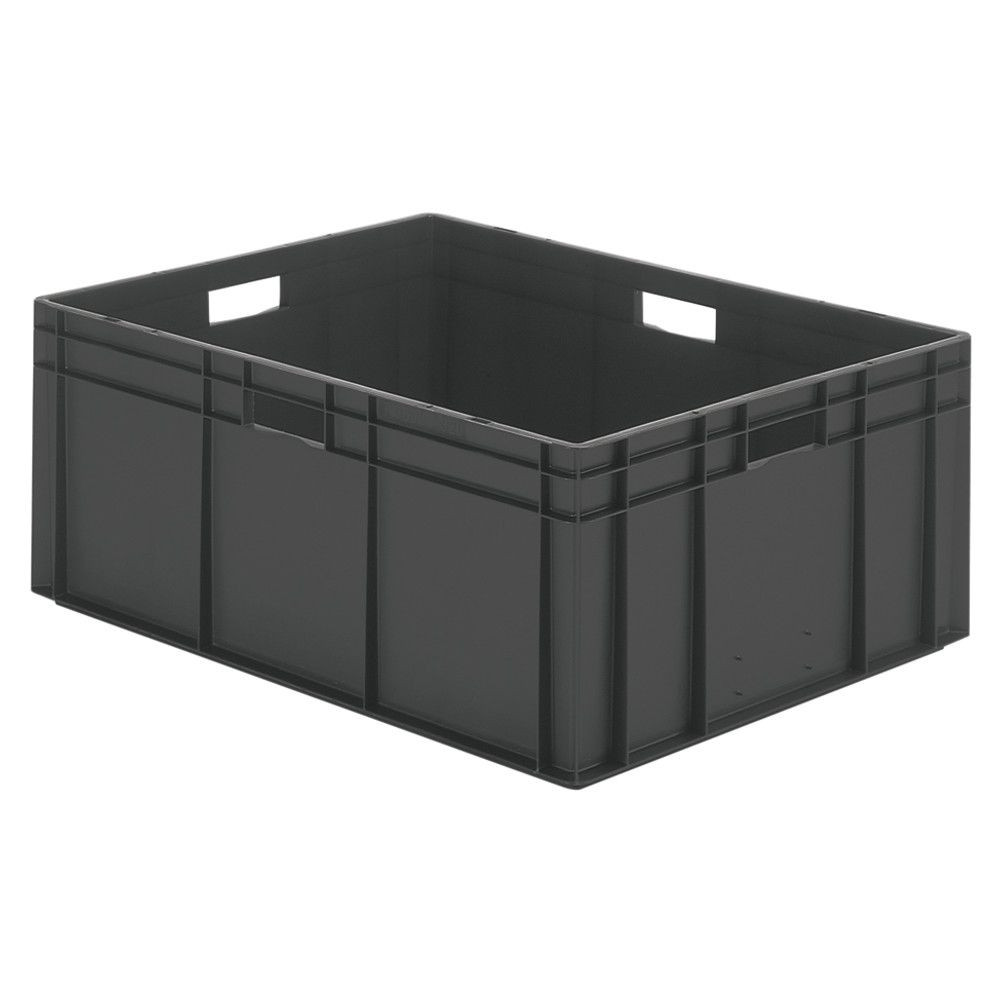 LA-KA-PE Stapel-Transportkasten, 800 x 600 x 210mm, 740 x 545 x 200mm, rot Produktbild img1 L