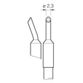 Produktbild von JBC - Lötspitze Serie C245 Sondertypen, C245785/ø3,0mm, Hohlkehle