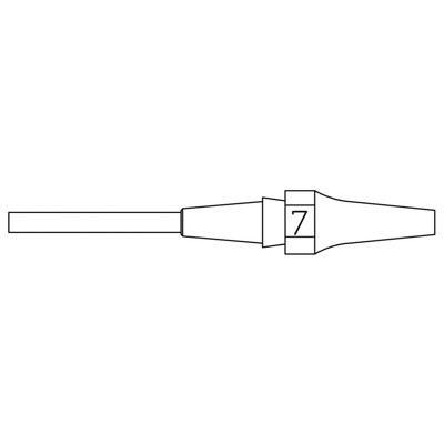 Produktbild von Weller® - Saugdüse Serie XDSL, XDSL 7/1,2mm, 2,7mm, 1 Stück