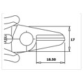 Produktbild von WETEC - Universalschere CS 180 Ecotec, ESD-Griffe