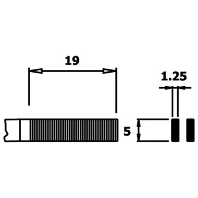 Produktbild von WETEC - Flachzange Ecotec, kurz, Greifflächen geriffelt, 5.0mm, ESD-Griffe