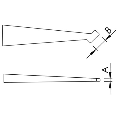 Produktbild von WETEC - SMD-Präzisions-Pinzette SM108-SA