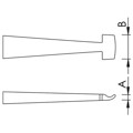 Produktbild von WETEC - SMD-Präzisions-Pinzette SM110-SA