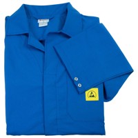 Produktbild von WETEC - ESD-Arbeitsmantel AM-156, ESD, Größe M, blau