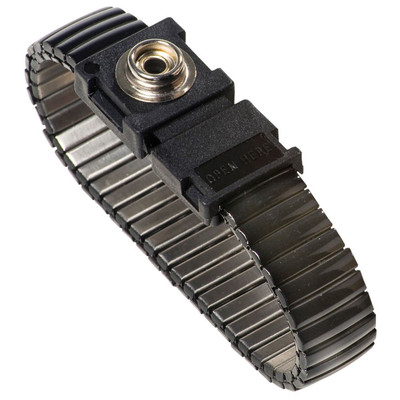 Warmbier Metallgliederband Antiallergenic, Typ Speidel, Esd, 10mm, Schwarz