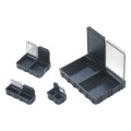 Produktbild von WETEC - SMD-Klappbox, ESD, 41 x 37 x 15mm, groß, transparent