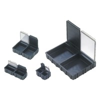 Produktbild von WETEC - SMD-Klappbox, ESD, 37 x12 x 15mm, mittel, transparent