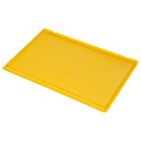 Produktbild von Warmbier® - Hakendeckel, für Lagerbehälter IDP-STAT, ESD, 400 x 300 x 10mm, gel